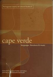 Cover of: Cape Verde: language, literature & music