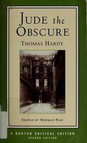 Cover of: Jude the obscure by Thomas Hardy