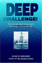 Cover of: Deep Challenge: Our Quest for Energy Beneath the Sea