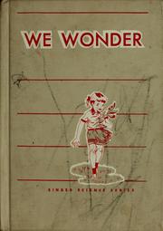 Cover of: We wonder
