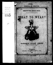 Cover of: What to wear?