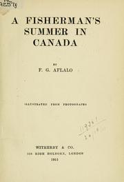 Cover of: A fisherman's summer in Canada