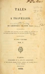 Cover of: Tales of a traveller by Washington Irving