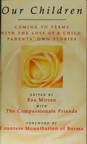 Cover of: Our children by Ena Mirren