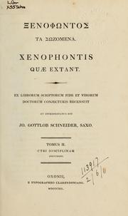 Cover of: Xenophontis quae extant by Xenophon