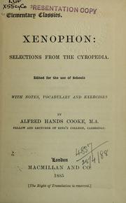 Cover of: Selections from the Cyropedoa by Xenophon