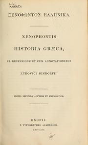 Cover of: [Xenophōntos Hellenika] by Xenophon