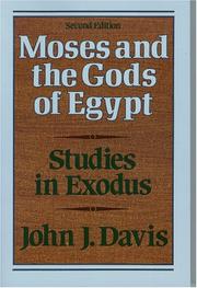Cover of: Moses and the Gods of Egypt : Studies in Exodus
