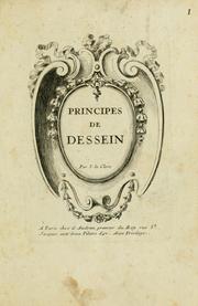 Cover of: Principes de dessein