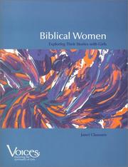 Cover of: Biblical Women by Janet Claussen