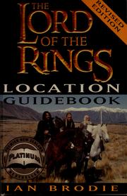 The Lord of the rings location guidebook by Ian Brodie
