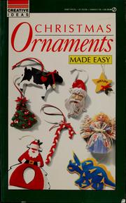 Cover of: Christmas ornaments made easy