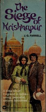 Cover of: The siege of Krishnapur by J.G. Farrell