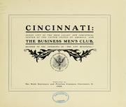 Cover of: Cincinnati by Business Men's Club of Cincinnati