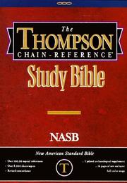 Cover of: Thompson NASB Chain Reference Bible |