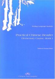 Cover of: Practical Chinese Reader, Book 1 by Beijing Language Institute