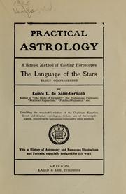 Cover of: Practical astrology by C. de Saint-Germain