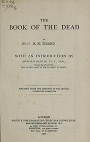 Cover of: The Book of the dead
