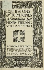 Cover of: The history of Tom Jones, a foundling by Henry Fielding