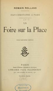 Cover of: Jean-Christophe à Paris. --