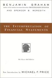 The interpretation of financial statements by Benjamin Graham