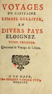 Cover of: Voyages du capitaine Lemuel Gulliver by Jonathan Swift