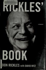 Rickles' book by Don Rickles