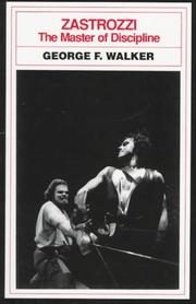 Cover of: Zastrozzi by George F. Walker