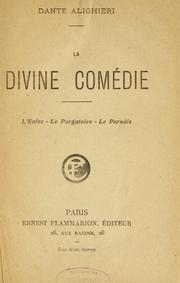 Book: La Divine comÃ©die By Dante Alighieri