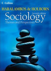 Cover of: Sociology, Themes and Perspectives