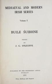 Cover of: Buile Shuibhne