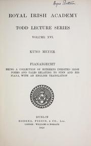 Cover of: Fianaigecht by Kuno Meyer