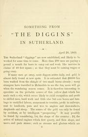 Cover of: Something from the gold diggings in Sutherland