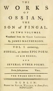 Fingal by James Macpherson