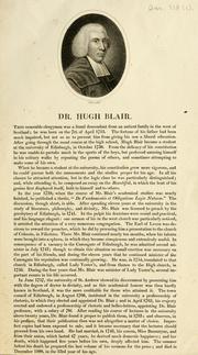 Dr. Hugh Blair