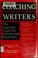 Cover of: Coaching writers