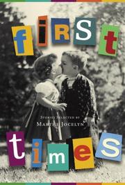 Cover of: First Times: Stories Selected by Marthe Jocelyn