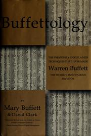 Buffettology by Mary Buffett