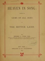 Cover of: Heaven in song...