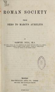 Cover of: Roman society from Nero to Marcus Aurelius