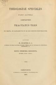 Cover of: Theologiae dogmaticae compendium: in usum studiosorum theologiae