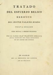 Cover of: Tratado del esfuerzo belico heroyco by Juan López de Palacios Rubios