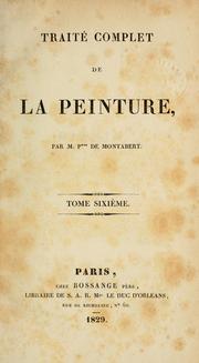 Cover of: Traité complet de la peinture by Jacques Nicolas Paillot de Montabert