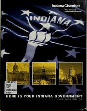 Cover of: Here is your Indiana government
