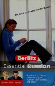 Cover of: Essential Russian
