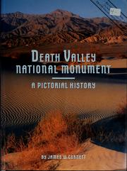 Cover of: Death Valley National Monument: a pictorial history
