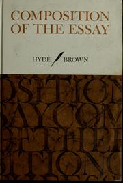 Cover of: Composition of the essay