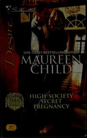Cover of: High-society secret pregnancy by Maureen Child