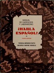 Cover of: Habla español?: an introductory course : manual de ejercicios y laboratorio