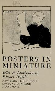 Cover of: Posters in miniature by Penfield, Edward